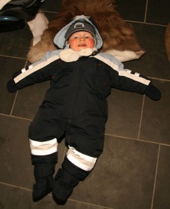 Anders in ski clothing